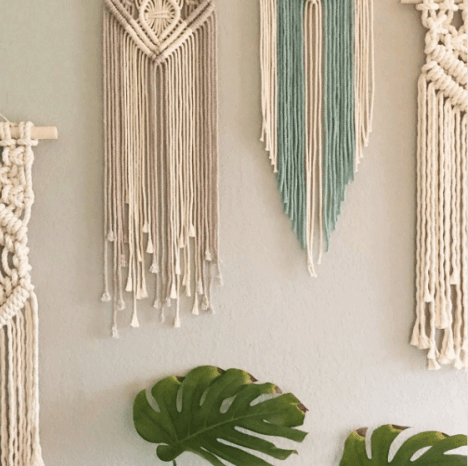 Large Scale Artisan Boho Macrame Backdrop