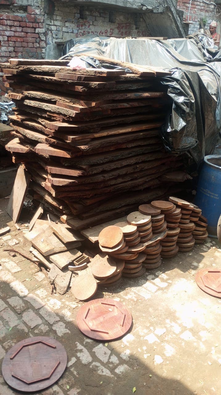 Natural timber seasoning & woodworking base